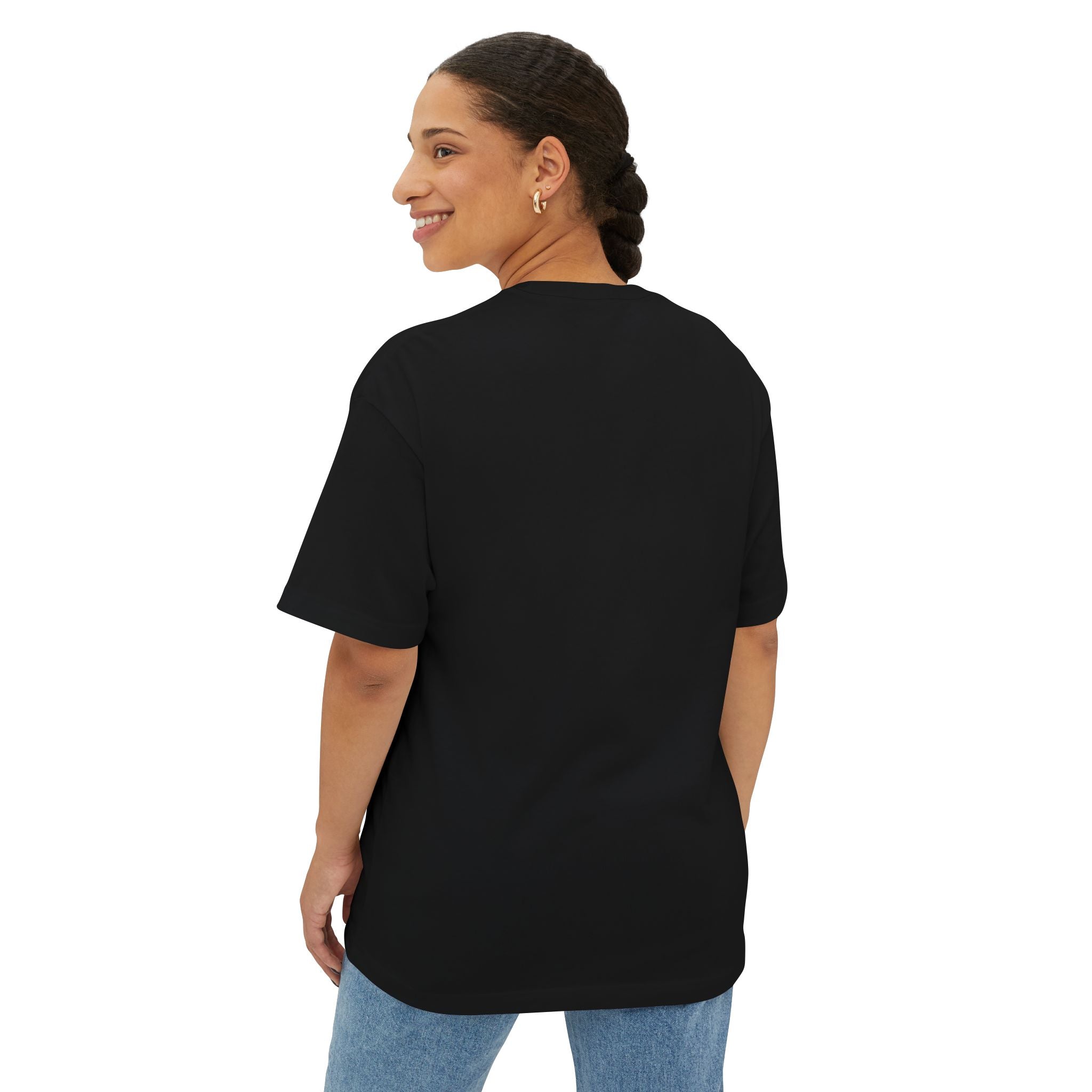 Spooky Skeleton Unisex Oversized Boxy Tee