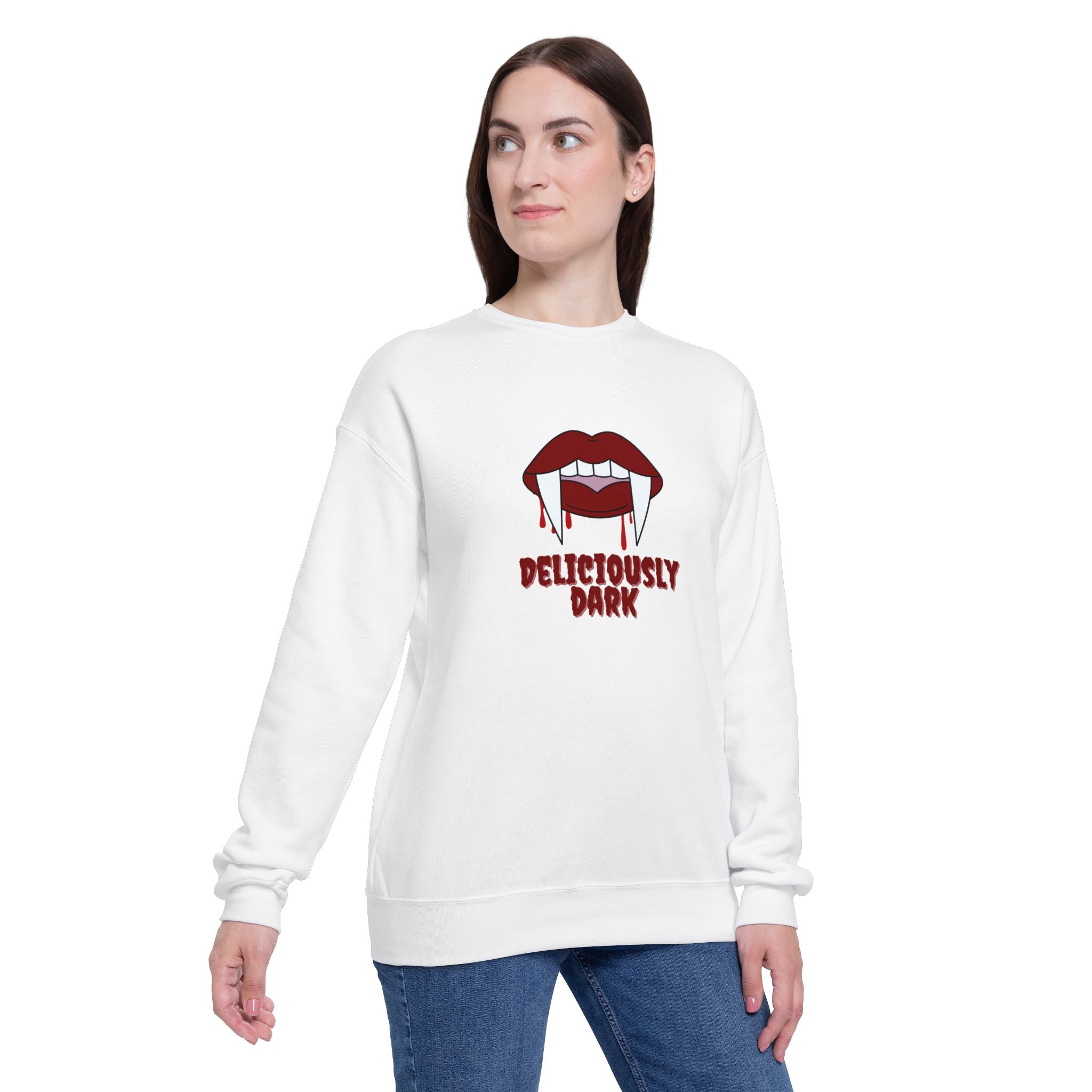 Deliciously Dark Unisex Drop Shoulder Sweatshirt