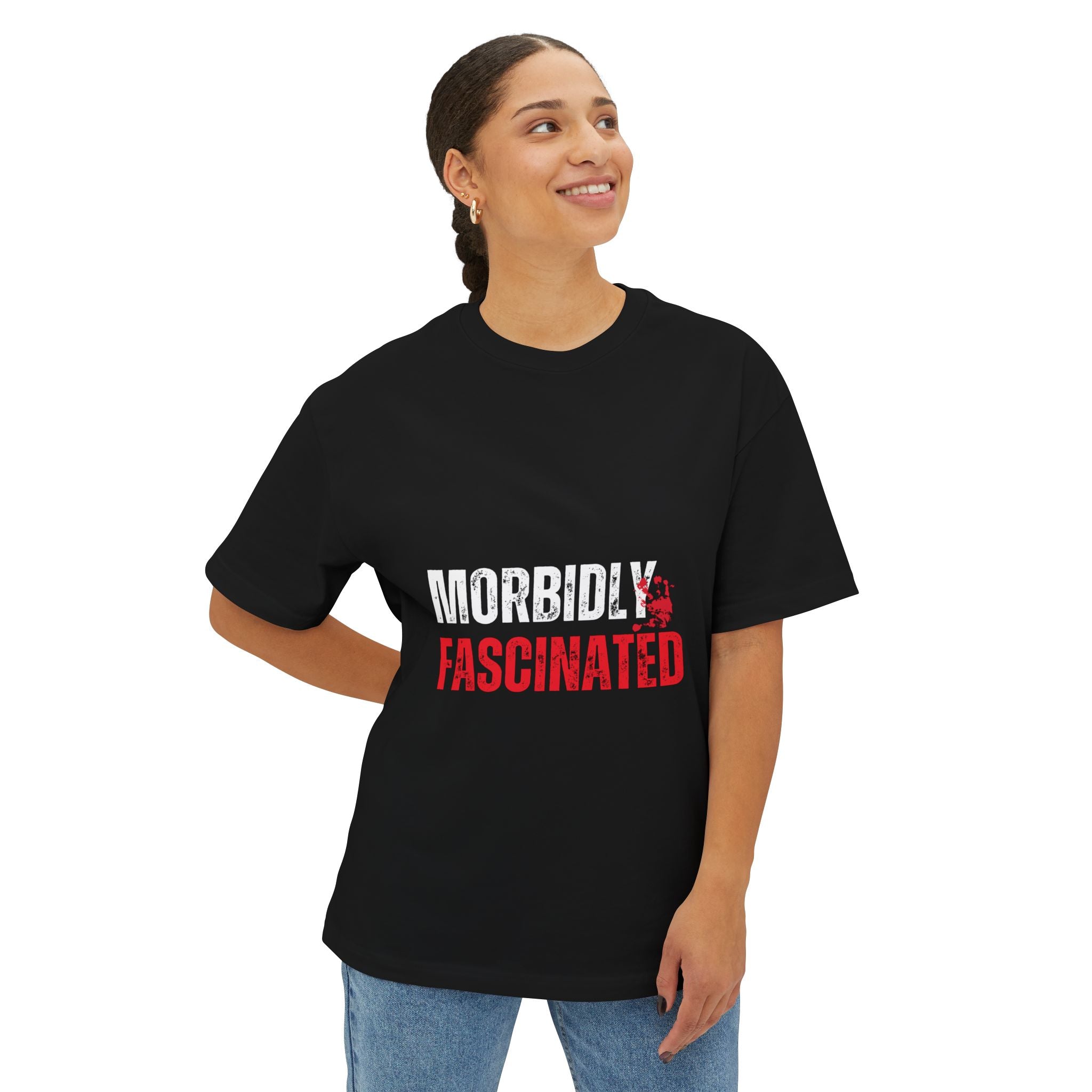 Morbidly Fascinated Unisex Oversized Boxy Tee