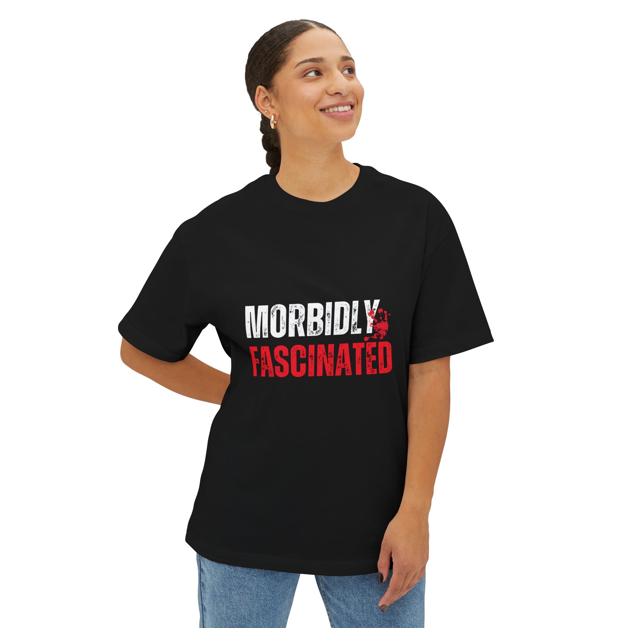 Morbidly Fascinated Unisex Oversized Boxy Tee